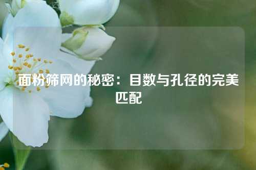面粉筛网的秘密：目数与孔径的完美匹配