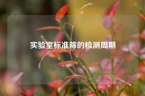 实验室标准筛的检测周期